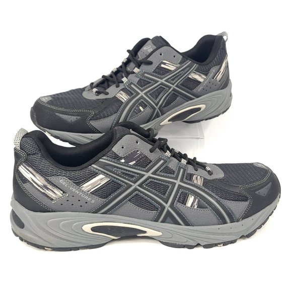 Asics Other - Asics Gel-Venture 5 Gray Running Shoes Men's Size 15 (4E)